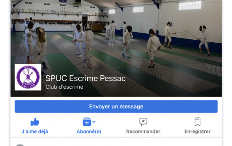 Abonnez vous à notre page  Facebook pour ne rien louper!